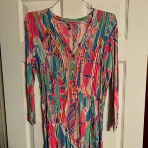 Lilly Pulitzer long sleeve dress size large